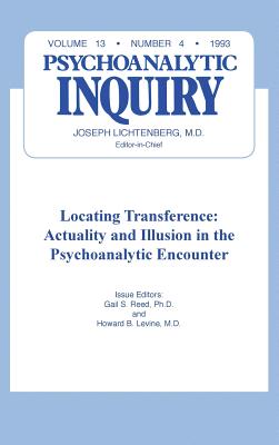Locating Transference: Psychoanalytic Inquiry, 13.4