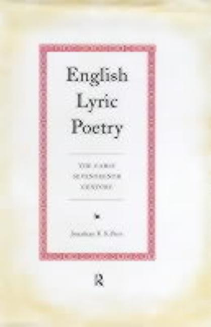 English Lyric Poetry: The Early Seventeenth Century