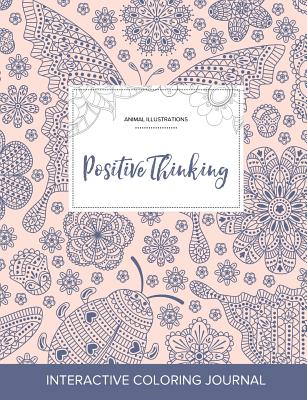 Adult Coloring Journal: Positive Thinking (Animal Illustrations, Ladybug)