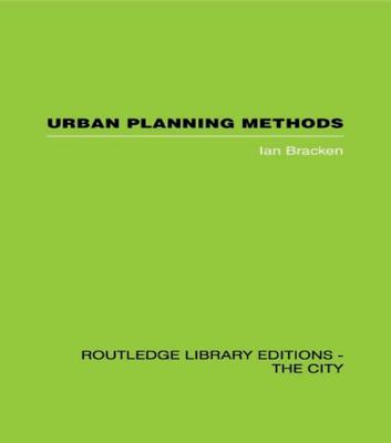 Urban Planning Methods: Research and Policy Analysis