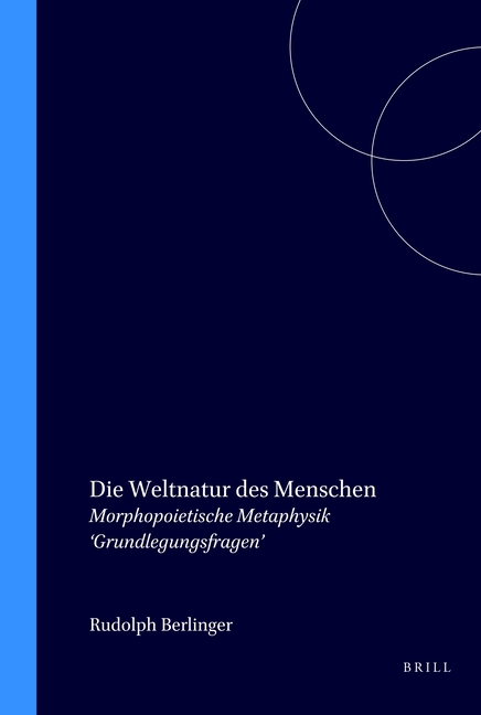 Die Weltnatur des Menschen