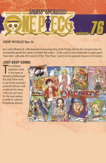 Just Keep Going. (One Piece, Vol. 76)