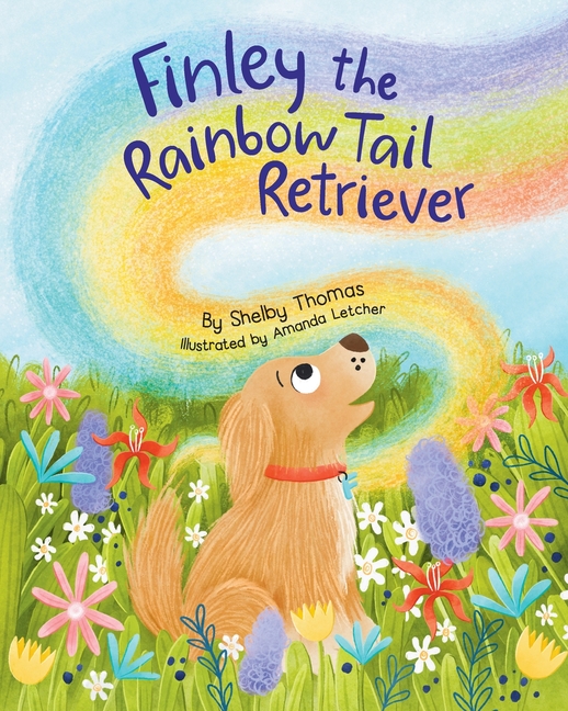 Finley the Rainbow Tail Retriever