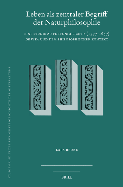 Leben als zentraler Begriff der Naturphilosophie