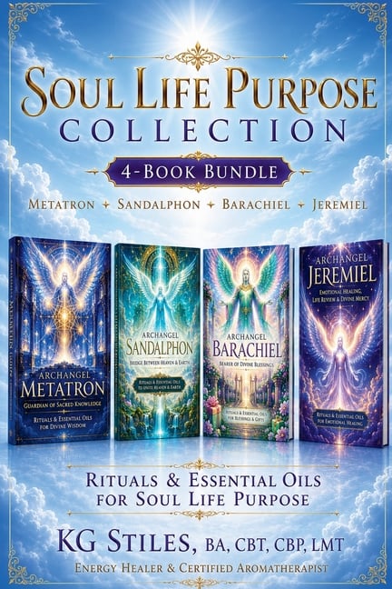 Archangel Soul Life Purpose Collection: Metatron ✧ Sandalphon ✧ Barachiel ✧ Jeremiel - Rituals & Essential Oils for Soul Life Pur
