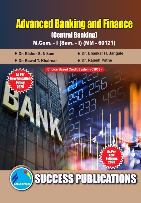 Central Banking, First Year, M.Com, Sem-I-English