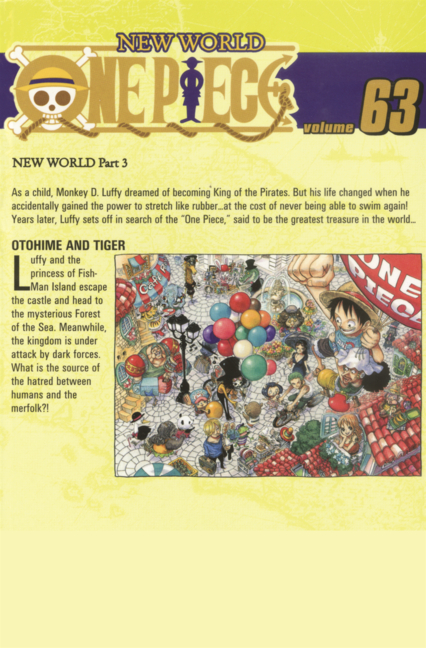 Otohime and Tiger. (One Piece, Vol. 63)