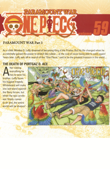 Death of Portgaz D.Ace. (One Piece, Vol. 59)