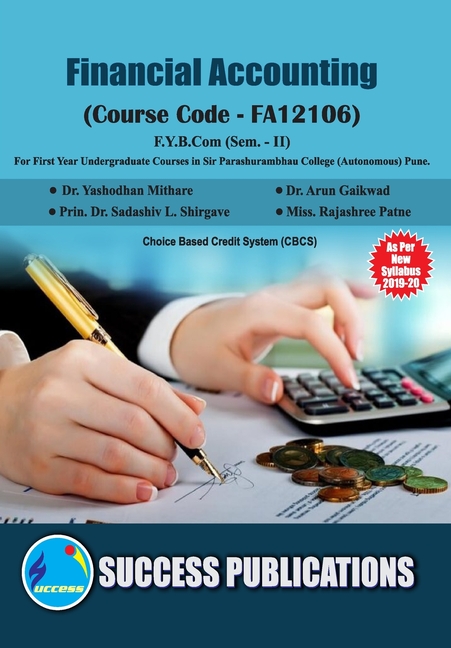 Financial Accounting(F.Y.B.Com, S.P. College, Sem.-II)
