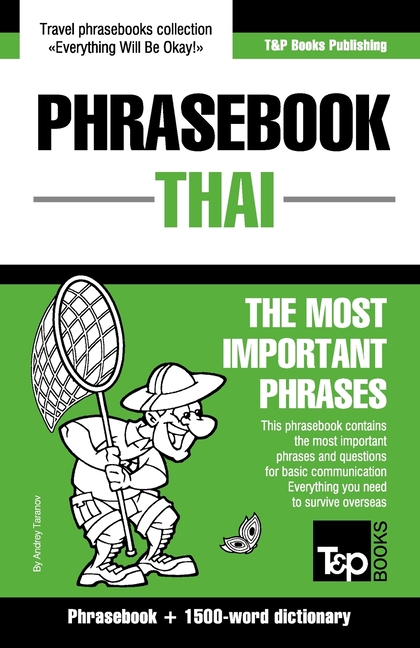English-Thai phrasebook and 1500-word dictionary