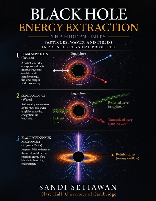 Black Hole Energy Extraction: The Hidden Unity of Particles, Waves, and Fields