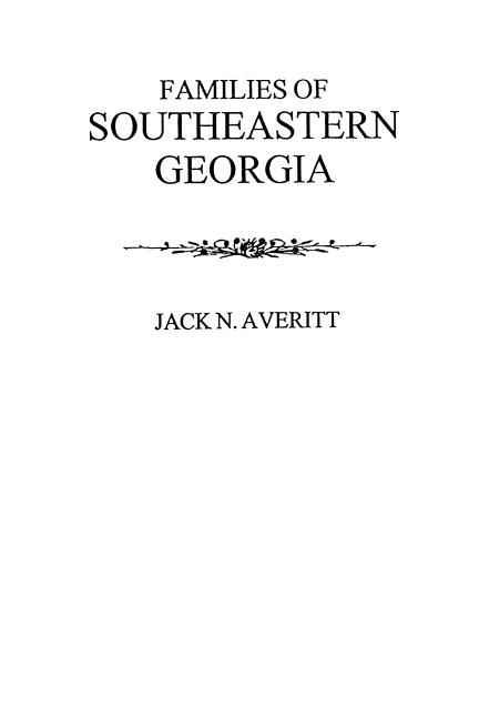 Families of Southeastern Georgia