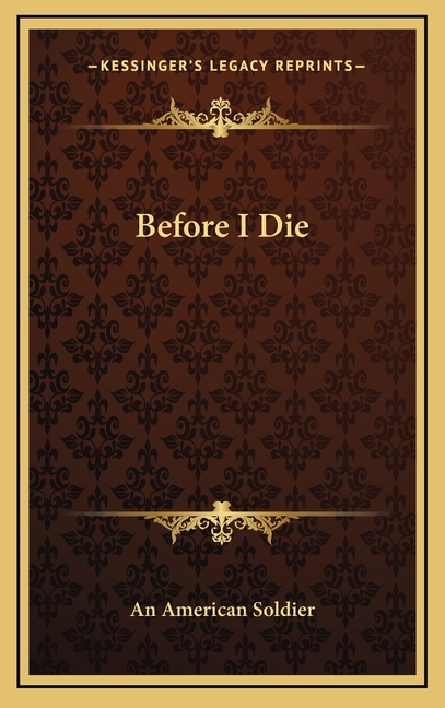 Before I Die