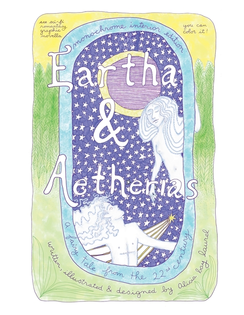 Eartha & Aetherias: Monochrome interior coloring book