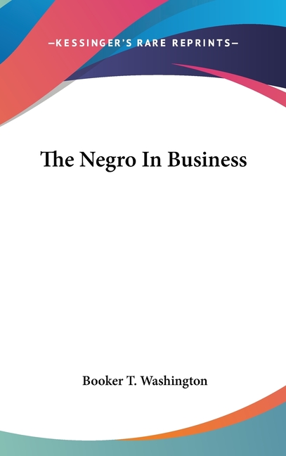 The Negro In Business