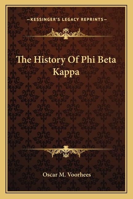 The History Of Phi Beta Kappa