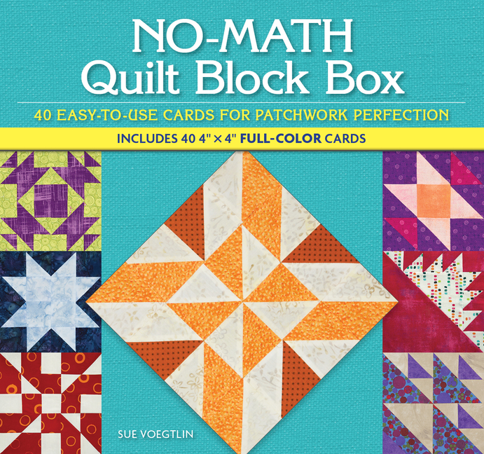 No-Math Quilt Block Box: 40 Easy-To-Use Cards for Patchwork Perfection