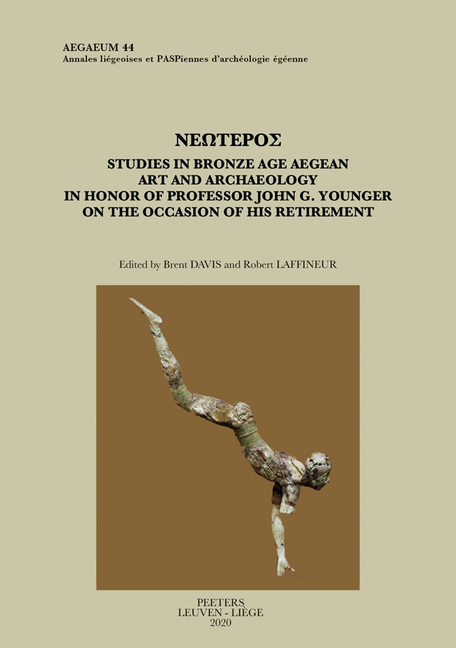 Neoteros: Studies in Bronze Age Aegean Art and Archaeology in Honor of Professor John G. Younger on the Occasion of His Retirement