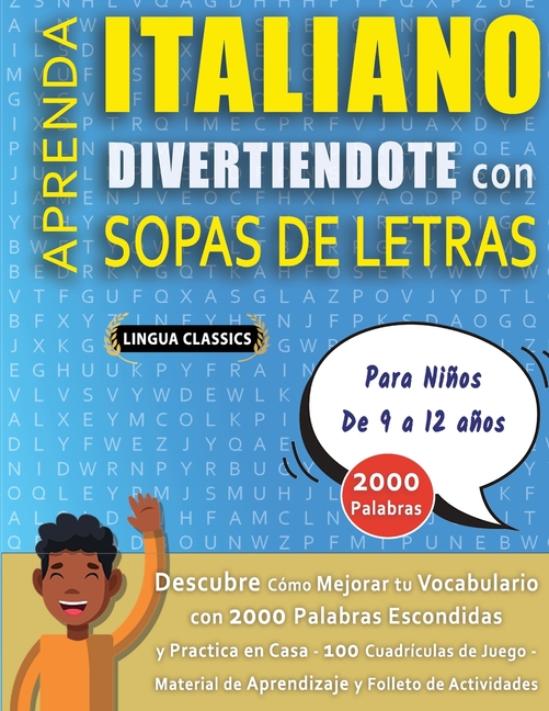 SOPA DE LETRAS CON LETRA GRANDE PARA ADULTOS EN ITALIANO - Crucigramas Delta - Los Rompecabezas más Grandes del Mercado Para Adultos y Mayores - Busca