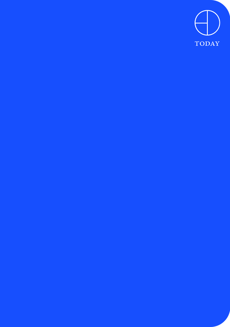 Cornflower Blue B6 Today Planner