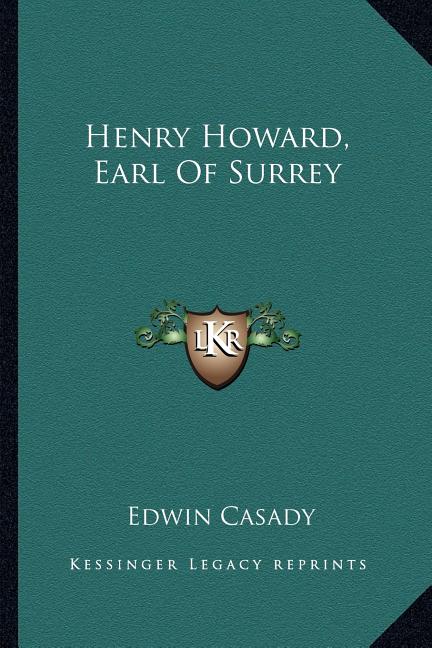 Henry Howard, Earl Of Surrey