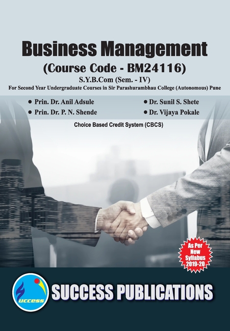 Busienss Management(S.Y.B.Com, S.P. College, Sem.-IV)