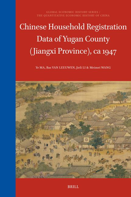 Chinese Household Registration Data of Yugan County (Jiangxi Province), CA 1947