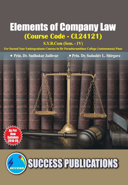 Elements of Company Law(S.Y.B.Com, S.P. College, Sem.-IV)