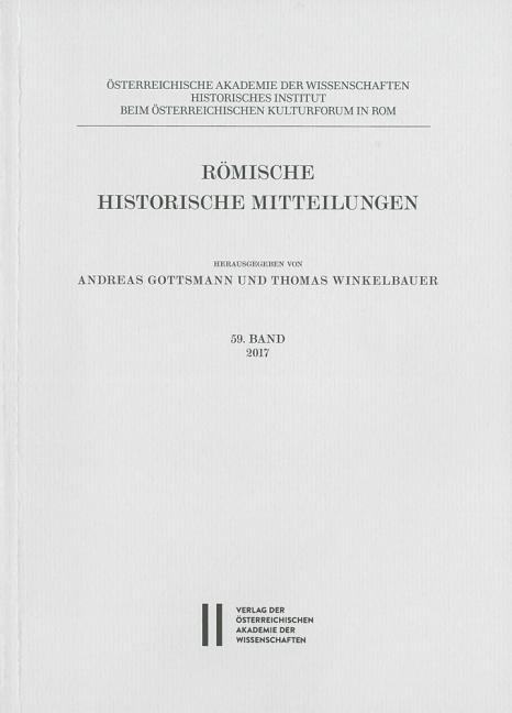 Romische Historische Mitteilungen 59/2017