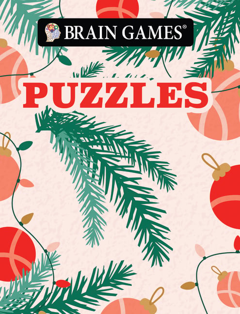 Brain Games - Take-Along - Christmas Puzzles (Trim the Tree Design)