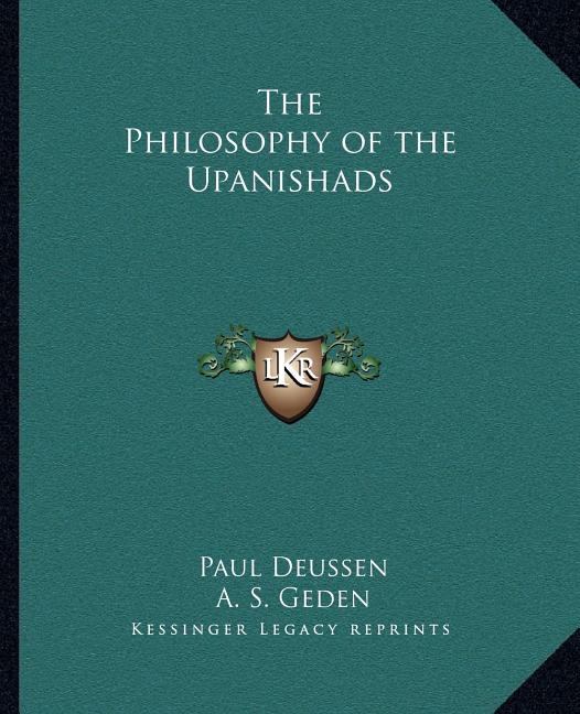 The Philosophy of the Upanishads
