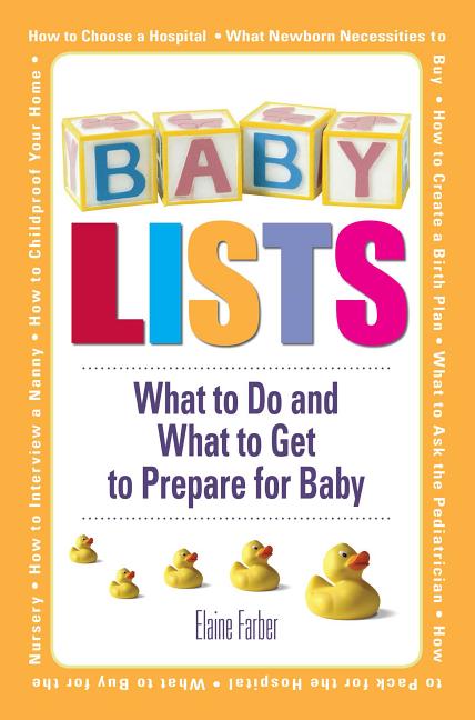 Baby Lists: What to Do and What to Get to Prepare for Baby