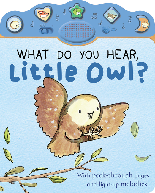 What Do You Hear, Little Owl?: Peek-Through with Sound and Light