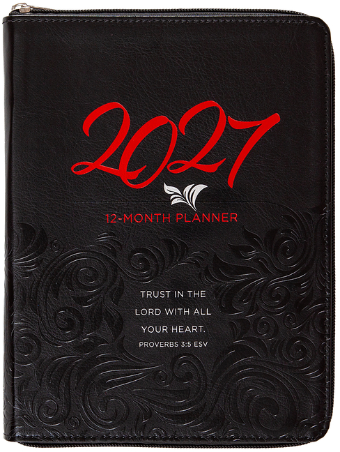 Trust in the Lord (2027 Planner) Faux Ziparound: 12-Month Weekly Planner