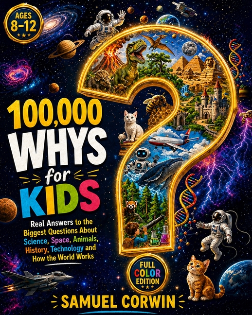 100,000 Whys for Kids: Real Answers to the Biggest Questions About Science, Space, Animals, History, Technology and How the World Works - for Kids Age