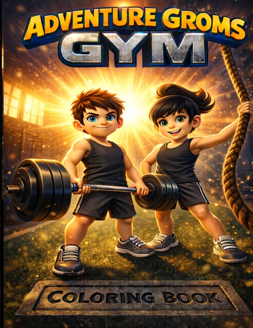Adventure Groms: Weightlifting, Strength Training, Fitness Workouts, Gym Exercises, Bodybuilding and Active Lifestyle Scenes for Kids, Teens and Adult