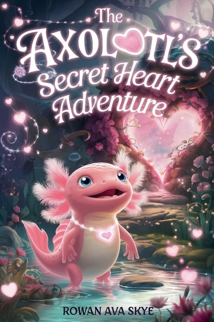 The Axolotl's Secret Heart Adventure: A Journey to the Glowing Love Garden