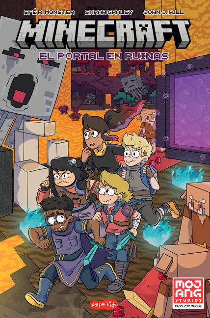 Minecraft Oficial: El Portal En Ruinas (Cómic) (Official Minecraft: The Ruined P: (Official Minecraft: The Ruined Portal (Comic Book) - Spanish Editio