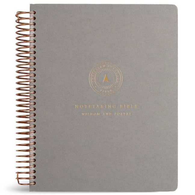 CSB Spiral-Bound Notetaking Bible, Optimal Type, Wisdom and Poetry