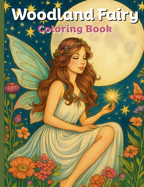 Woodland Fairy: Coloring Book for Adults and Teens