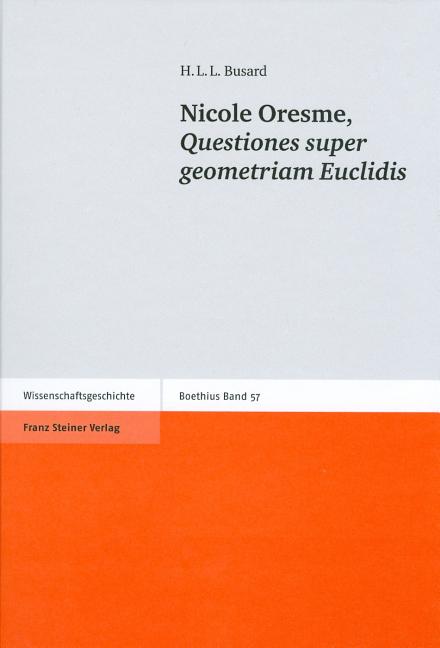 Nicole Oresme: 'Questiones Super Geometriam Euclidis'