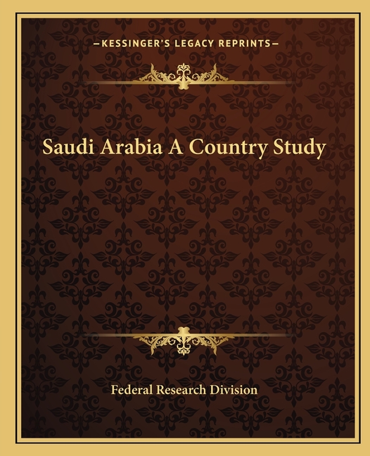 Saudi Arabia A Country Study