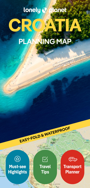 Lonely Planet Croatia Planning Map