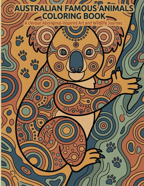 Australian Animals: A Coloring Book for Relaxation for Teens and Adults