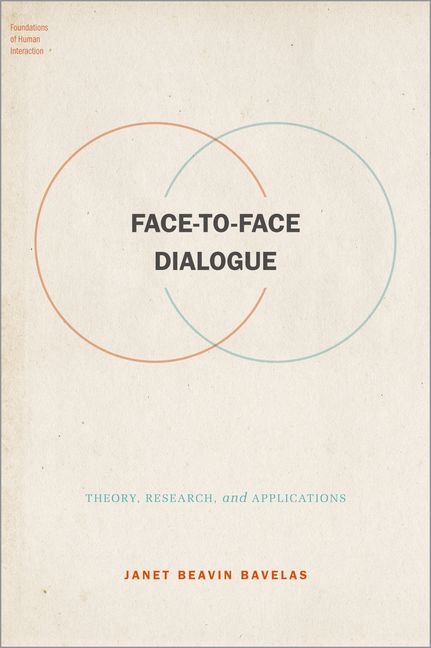 Face-To-Face Dialogue: Theory, Research, and Applications