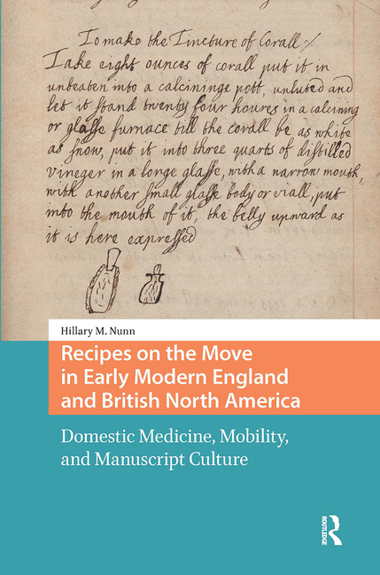 Recipes on the Move in Early Modern England and British North America: Domestic Medicine, Mobility, and Manuscript Culture