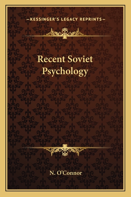 Recent Soviet Psychology