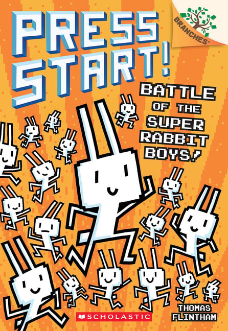 Battle of the Super Rabbit Boys!: A Branches Book (Press Start! #18): Volume 18
