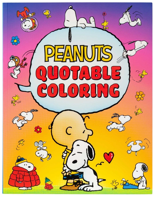 Peanuts Quotable Coloring