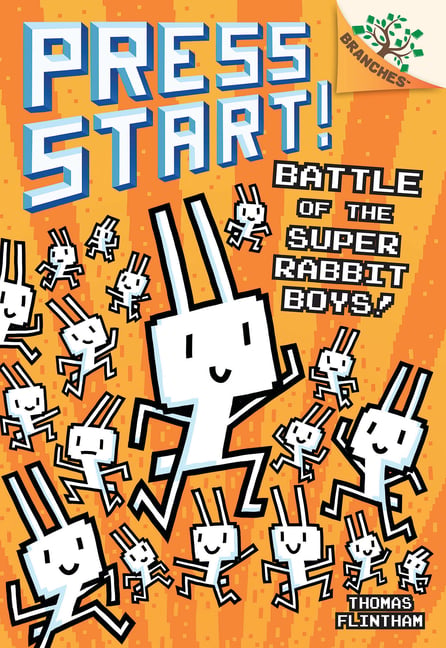 Battle of the Super Rabbit Boys!: A Branches Book (Press Start! #18): Volume 18